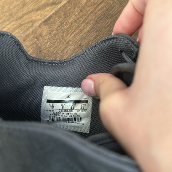 Nike Jordan air- gray men size 10 - Picture 6 of 6